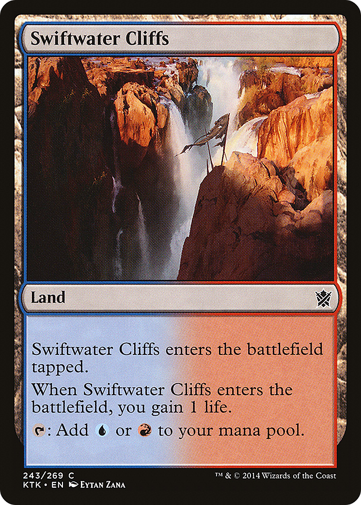 Swiftwater Cliffs (KTK-243) - Khans of Tarkir Foil