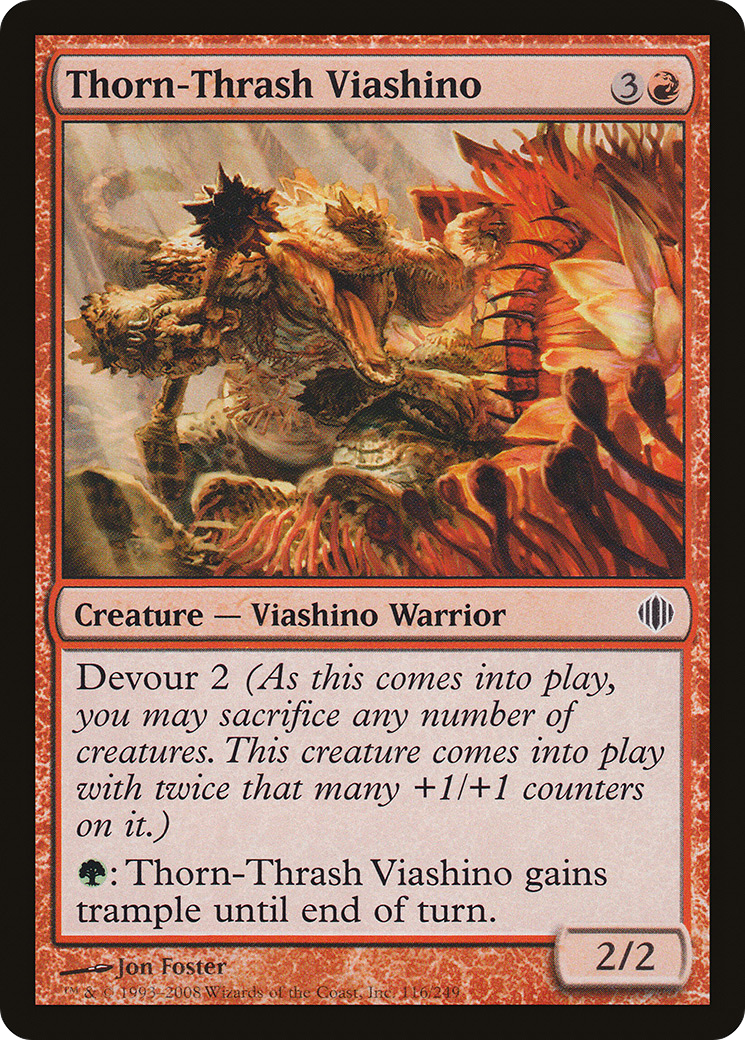 Thorn-Thrash Viashino (ALA-116) - Shards of Alara Foil