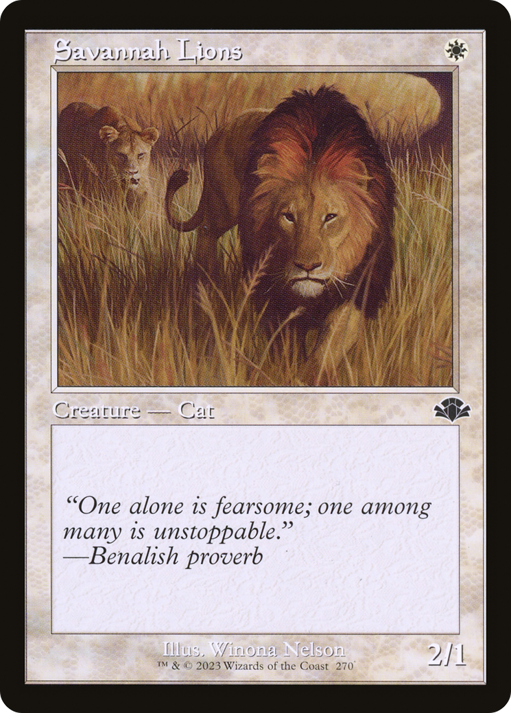 Savannah Lions (DMR-270) - Dominaria Remastered Foil