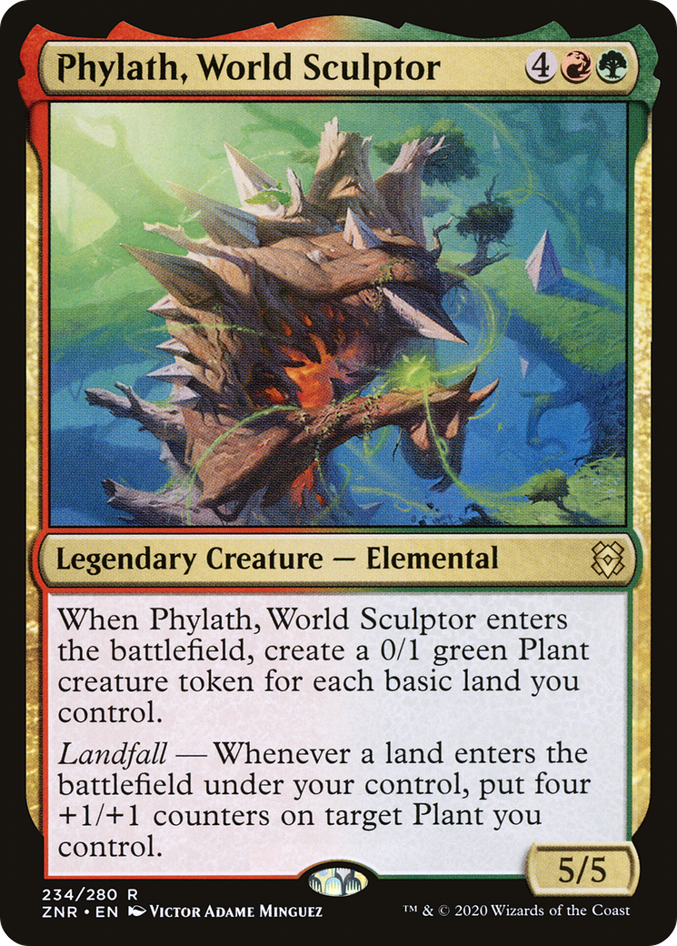 Phylath, World Sculptor (ZNR-234) - Zendikar Rising