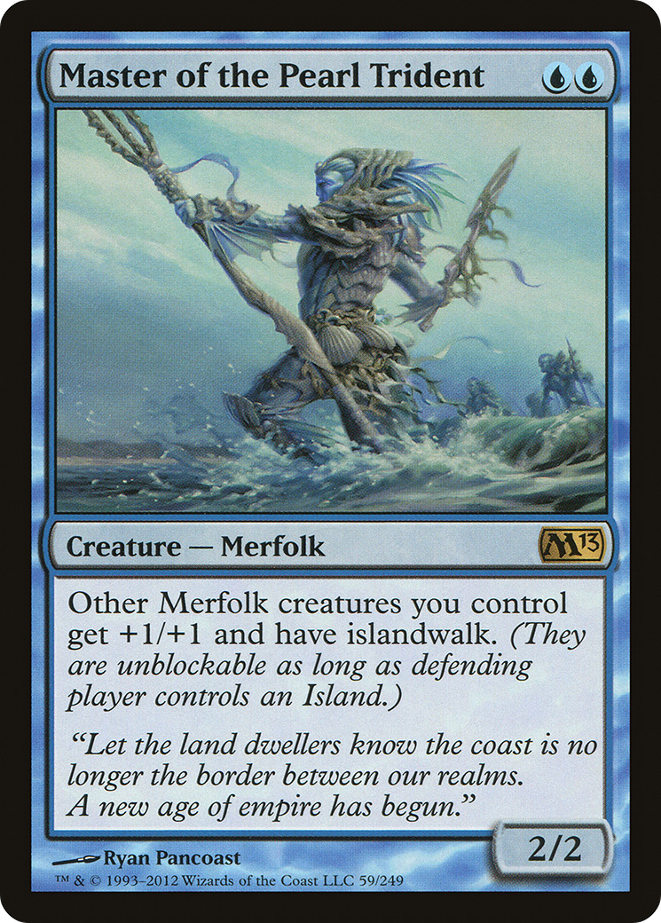 Master of the Pearl Trident (M13-059) - Magic 2013 Foil
