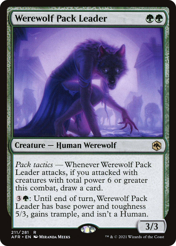 Werewolf Pack Leader (AFR-211) - Adventures in the Forgotten Realms Foil