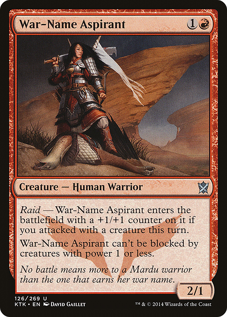 War-Name Aspirant (KTK-126) - Khans of Tarkir