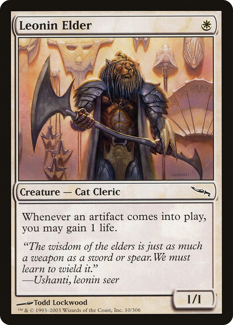 Leonin Elder (MRD-010) - Mirrodin Foil