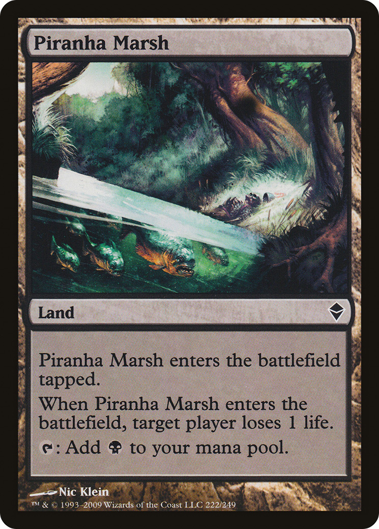 Piranha Marsh (ZEN-222) - Zendikar Foil