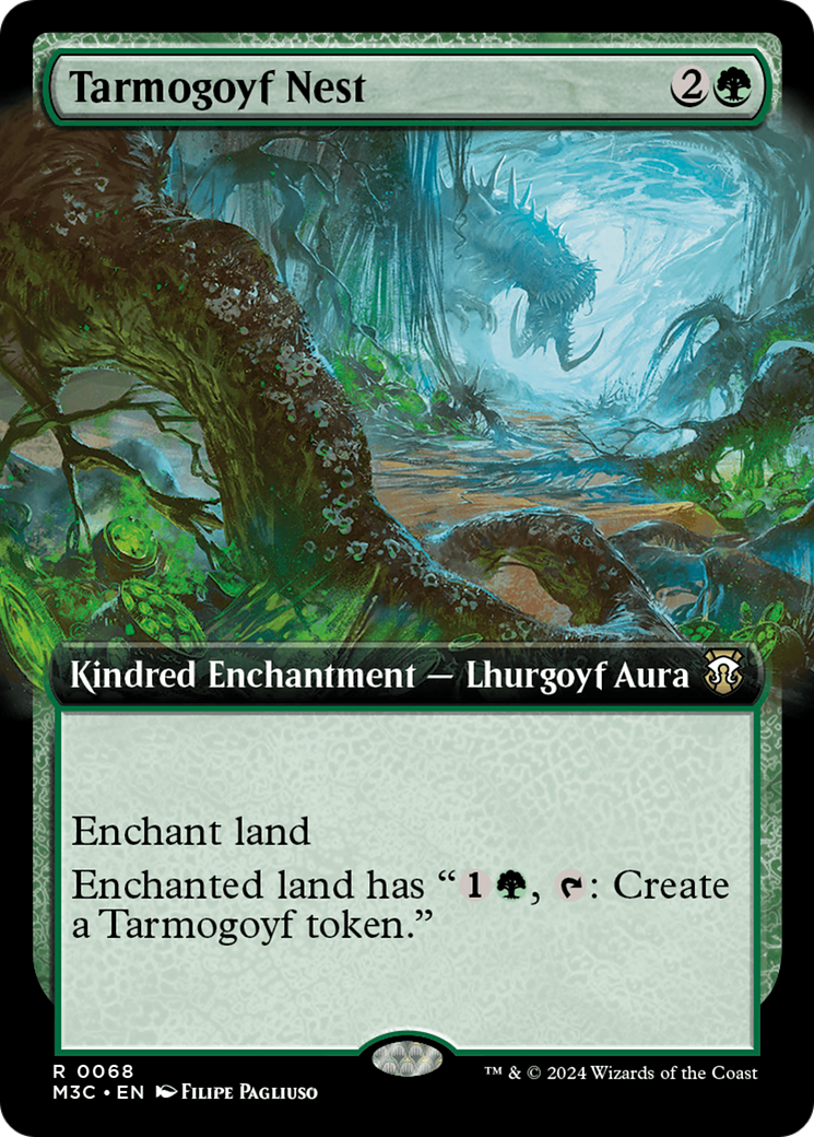 Tarmogoyf Nest (M3C-068) - Modern Horizons 3 Commander: (Extended Art)