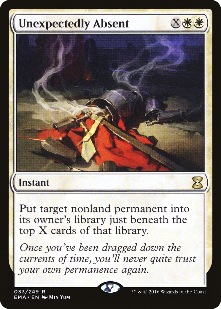 Unexpectedly Absent (EMA-033) - Eternal Masters Foil