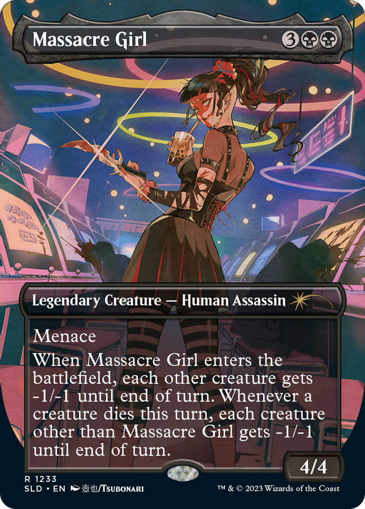 Massacre Girl (SLD-1233) - Secret Lair Drop (Borderless) Foil