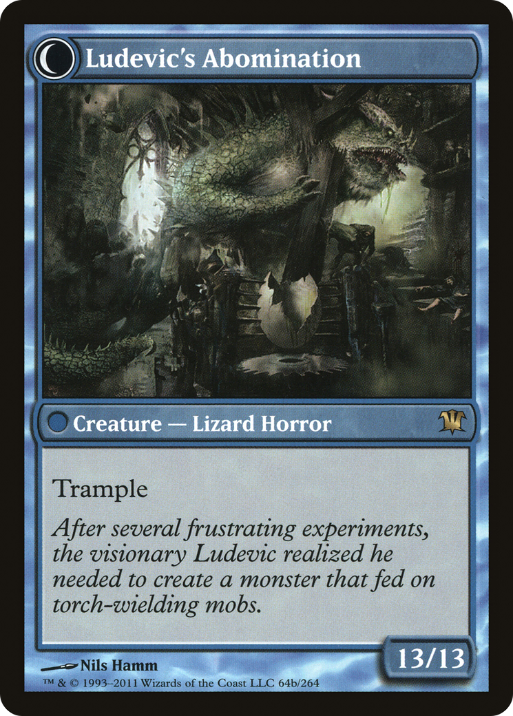 Ludevic's Test Subject // Ludevic's Abomination (ISD-064) - Innistrad: (Double Faced Transform)