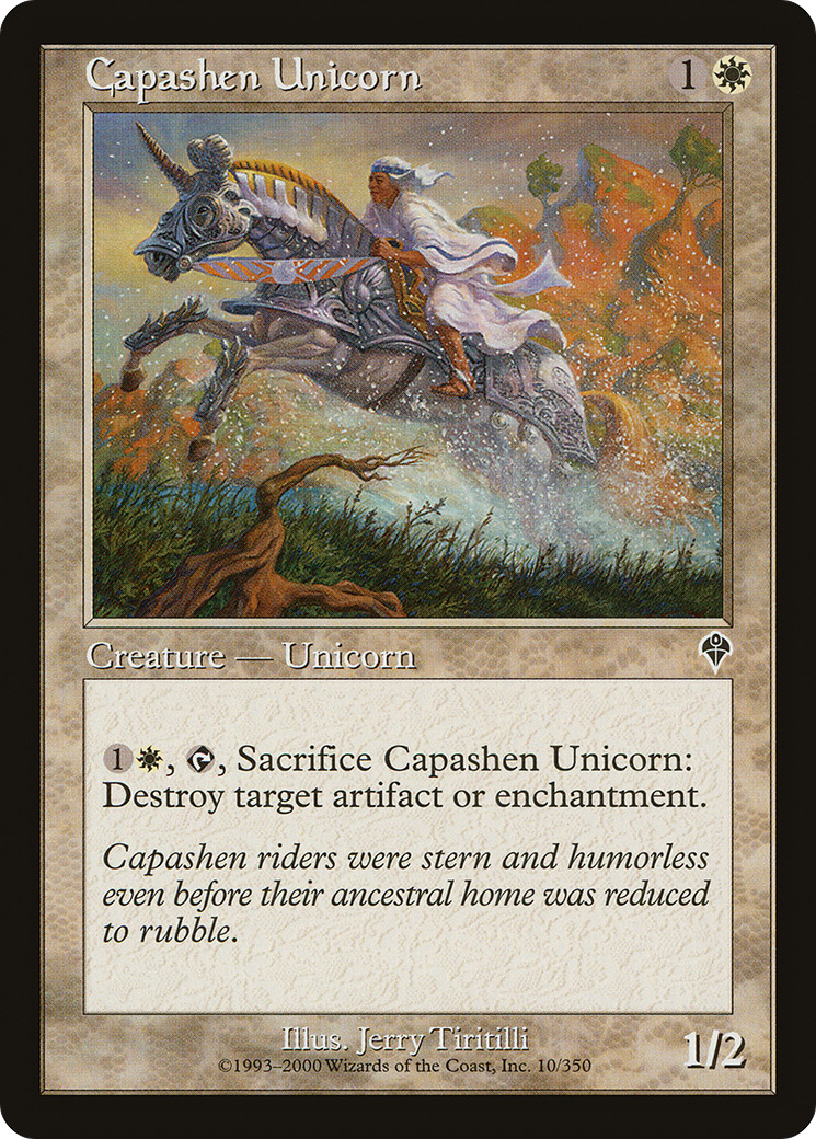 Capashen Unicorn (INV-010) - Invasion Foil