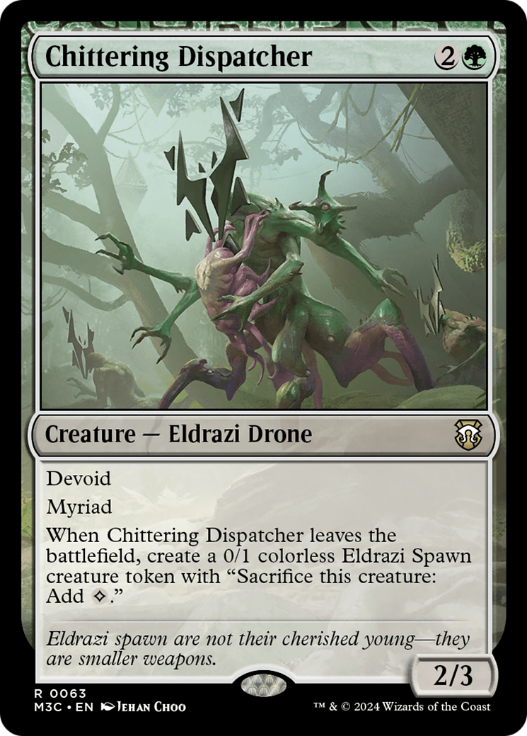 Chittering Dispatcher (M3C-063) - Modern Horizons 3 Commander: (devoid)
