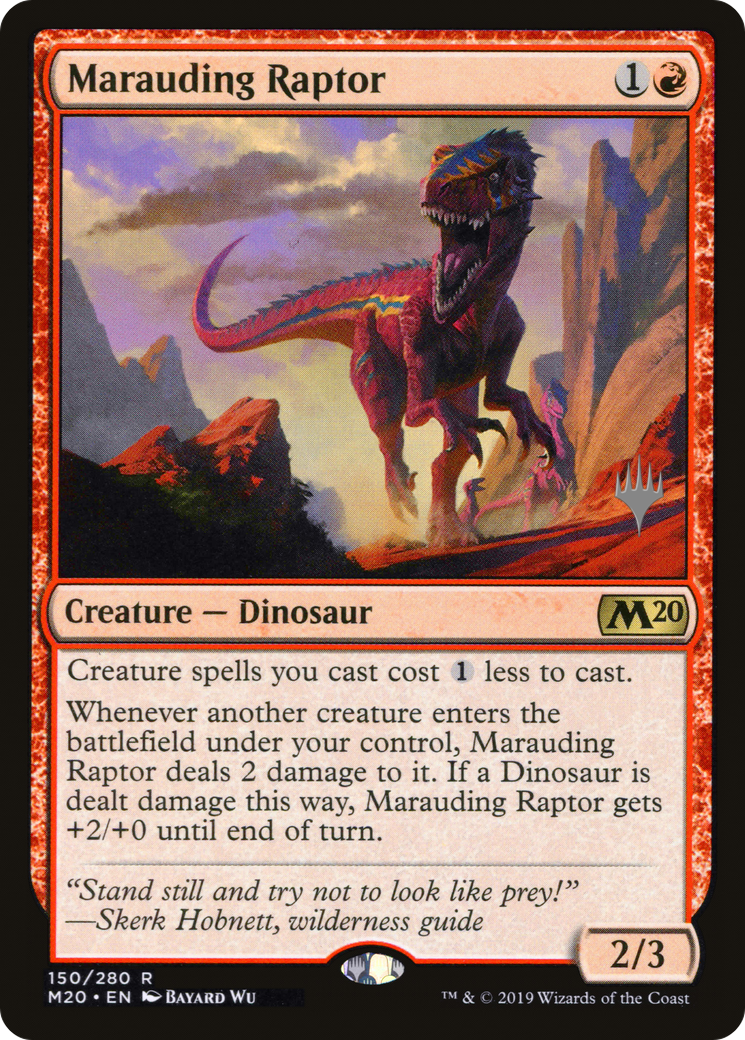 Marauding Raptor (PPM20-150P) - Core Set 2020 Promos