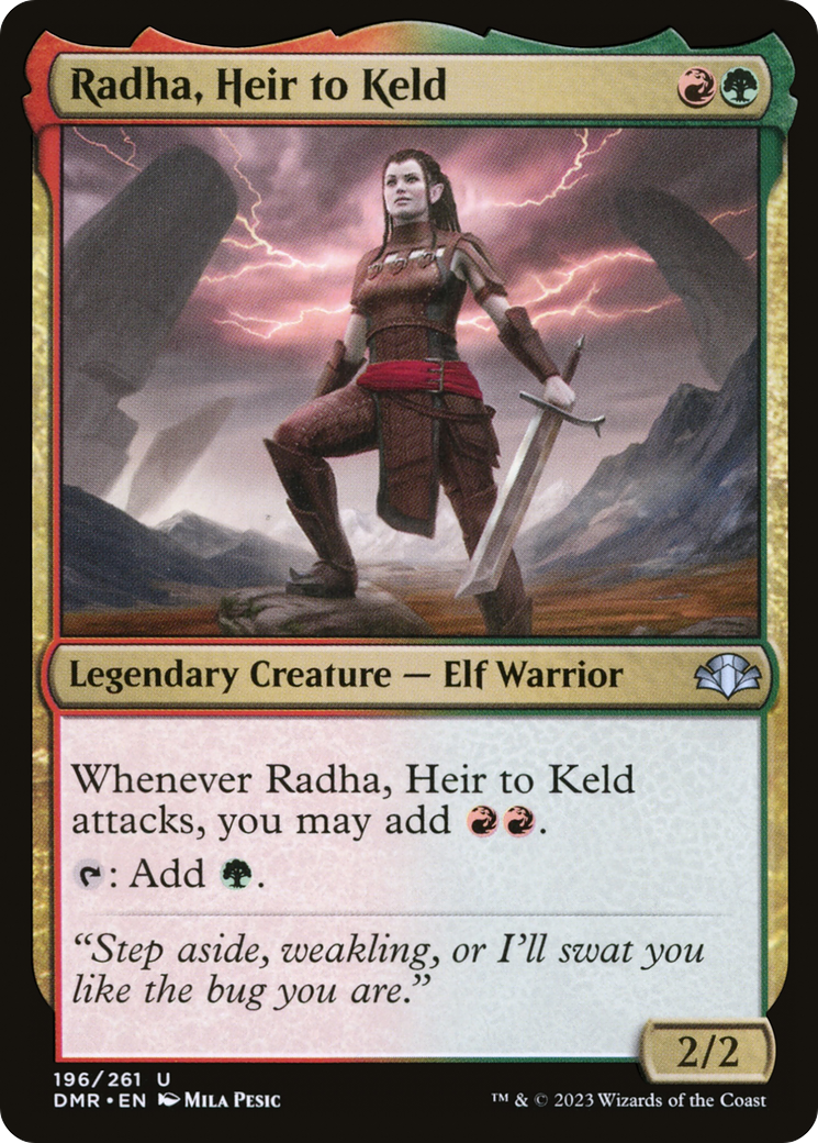 Radha, Heir to Keld (DMR-196) - Dominaria Remastered Foil