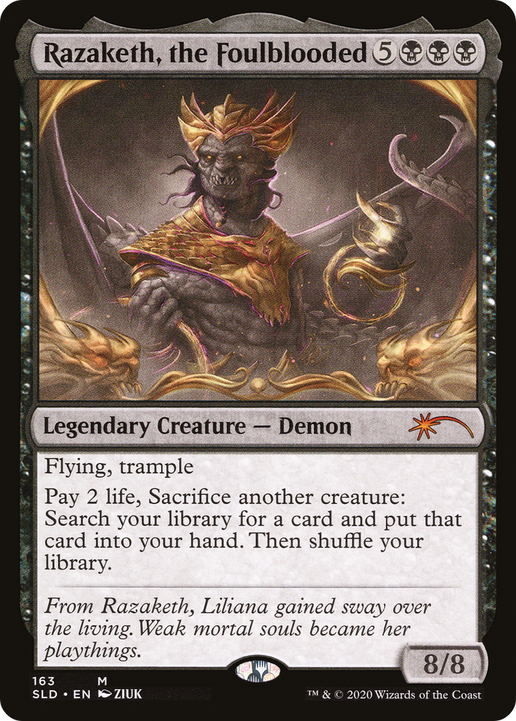 Razaketh, the Foulblooded (SLD-163) - Secret Lair Drop Foil