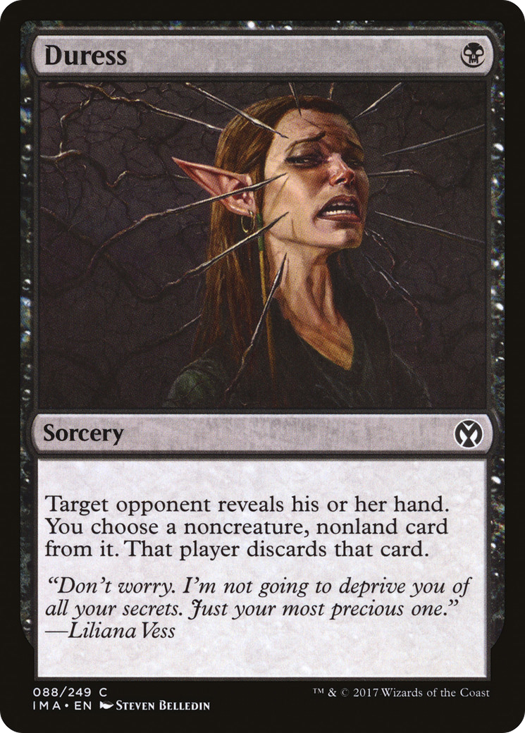 Duress (IMA-088) - Iconic Masters Foil