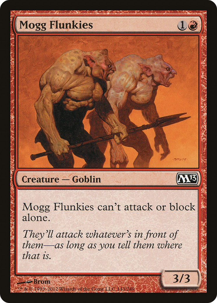 Mogg Flunkies (M13-143) - Magic 2013 Foil