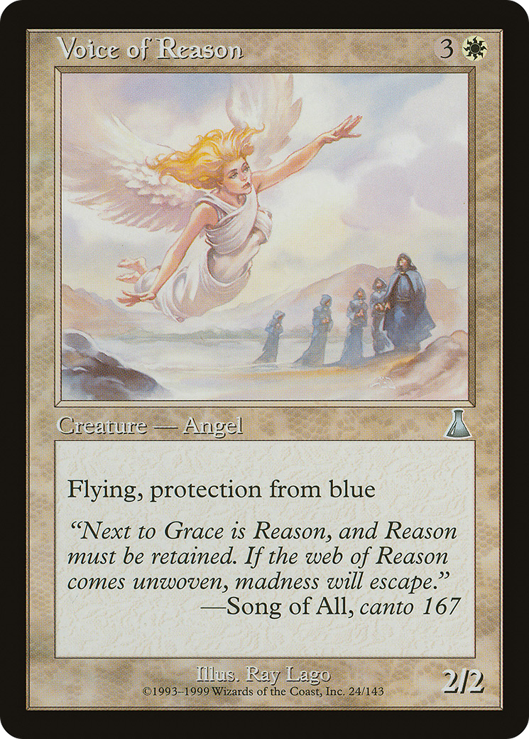 Voice of Reason (UDS-024) - Urza's Destiny Foil