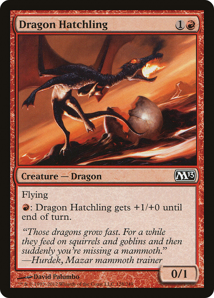 Dragon Hatchling (M13-128) - Magic 2013