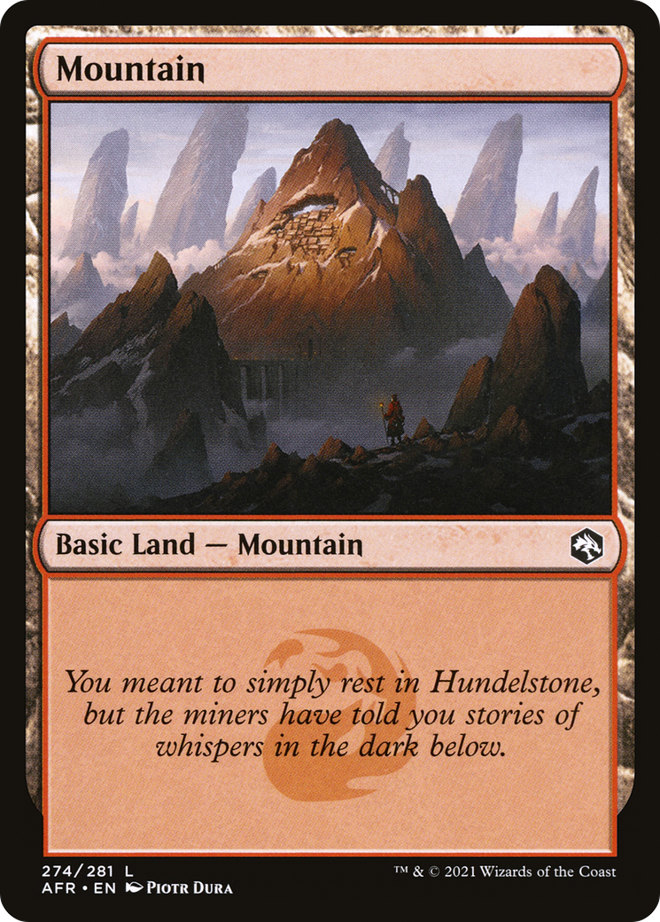 Mountain (AFR-274) - Adventures in the Forgotten Realms Foil