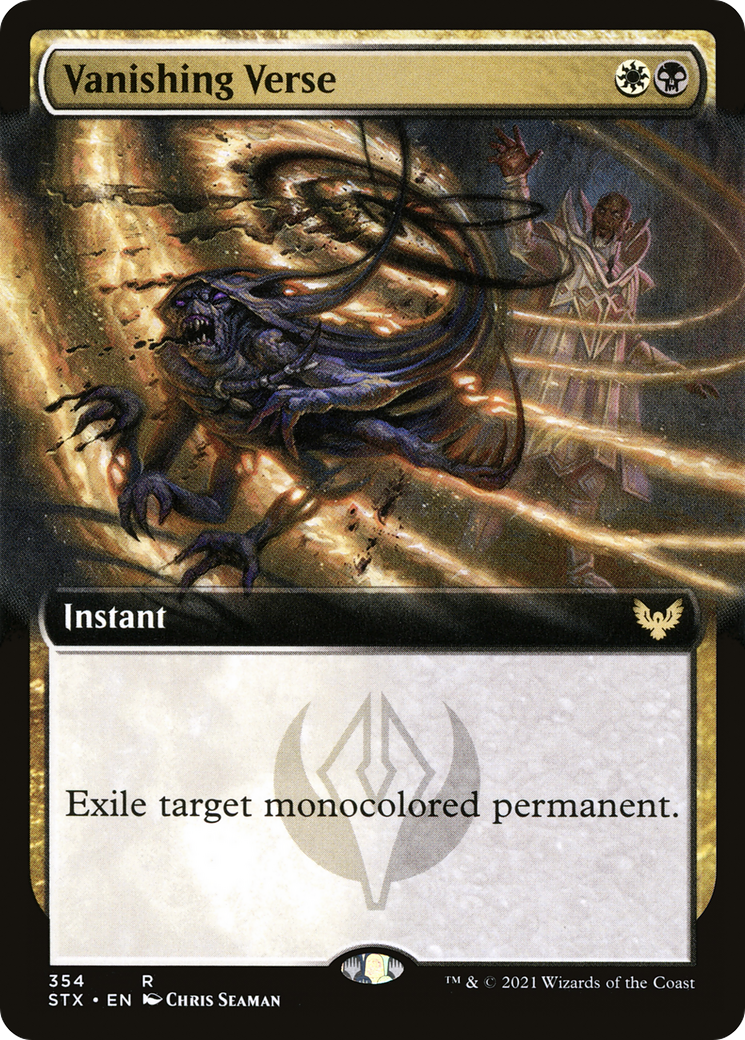 Vanishing Verse (STX-354) - Strixhaven: School of Mages: (Extended Art)