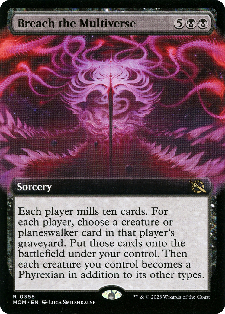 Breach the Multiverse (MOM-358) - March of the Machine: (Extended Art) Foil