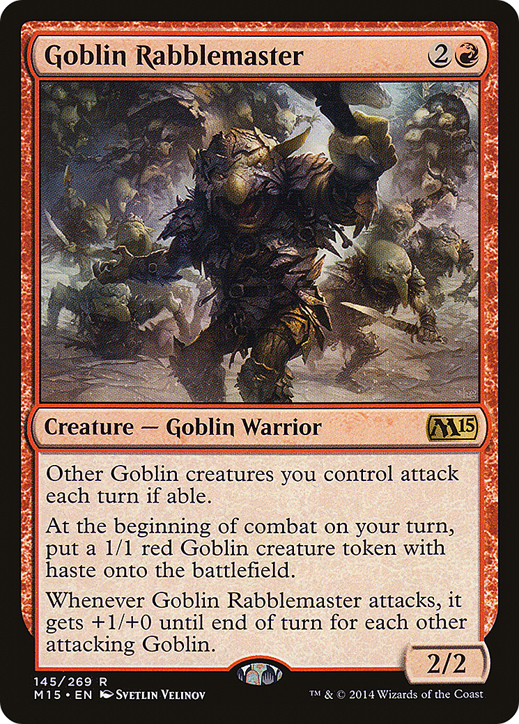 Goblin Rabblemaster (M15-145) - Magic 2015 Foil