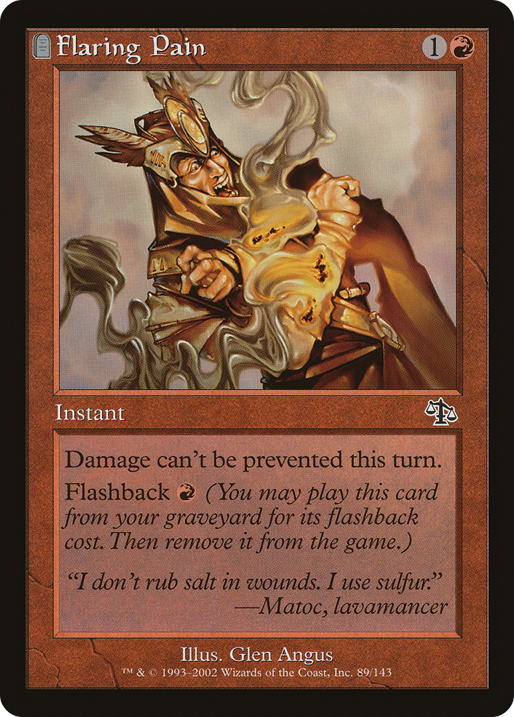 Flaring Pain (JUD-089) - Judgment: (tombstone) Foil