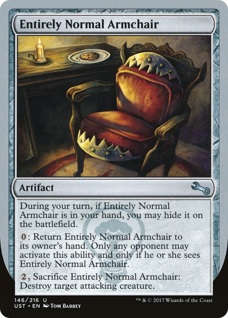 Entirely Normal Armchair (UST-146) - Unstable