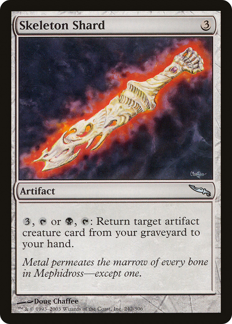 Skeleton Shard (MRD-242) - Mirrodin