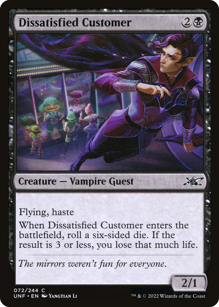 Dissatisfied Customer (UNF-072) - Unfinity