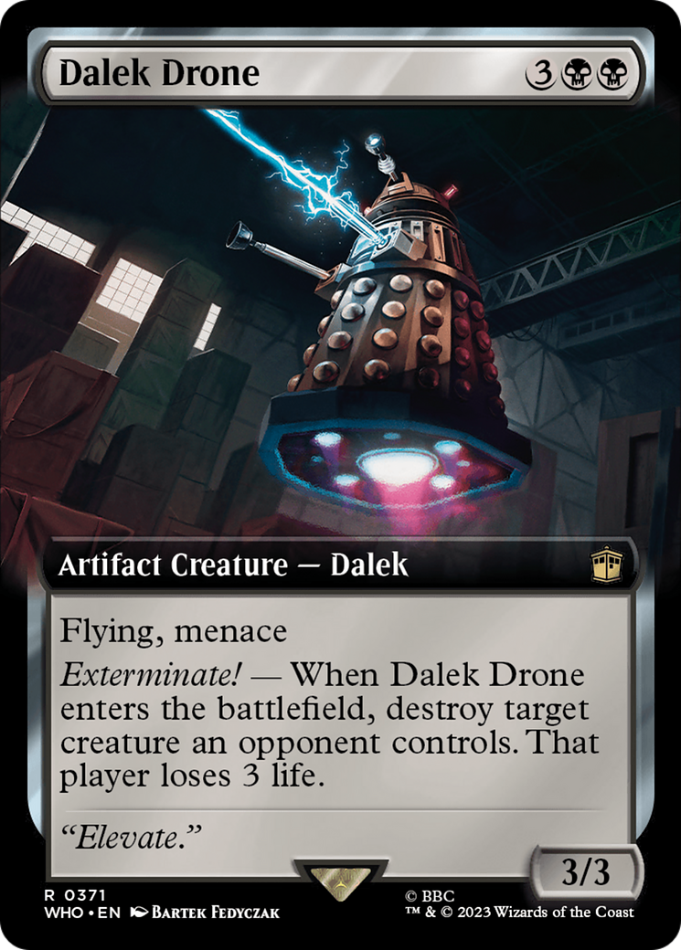 Dalek Drone (WHO-371) - Doctor Who: (Extended Art)