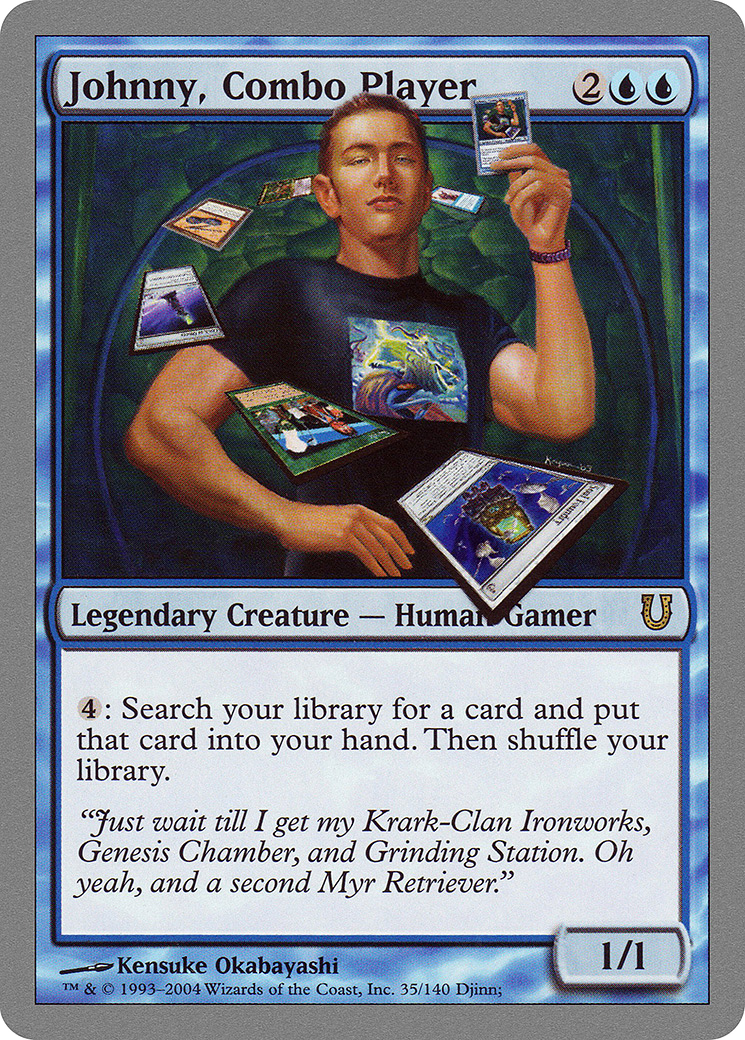 Johnny, Combo Player (UNH-035) - Unhinged Foil