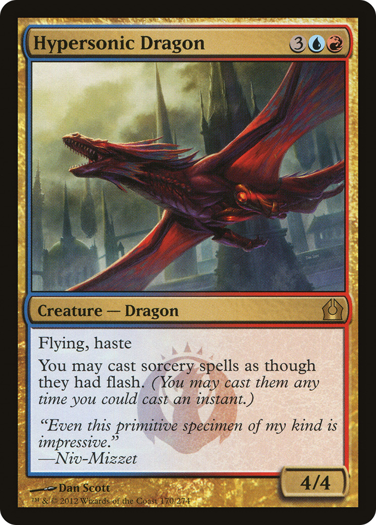 Hypersonic Dragon (RTR-170) - Return to Ravnica Foil