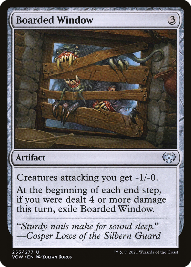 Boarded Window (VOW-253) - Innistrad: Crimson Vow Foil