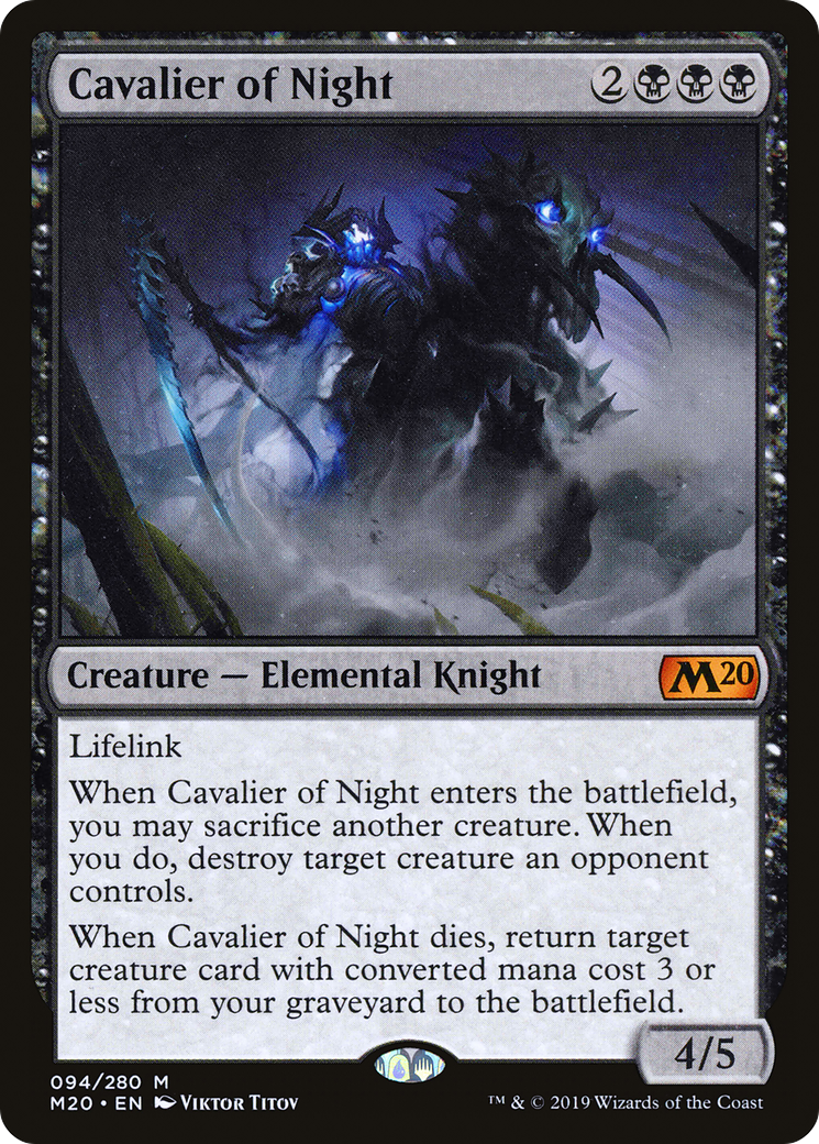 Cavalier of Night (M20-094) - Core Set 2020
