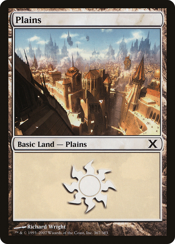 Plains (10E-367) - Tenth Edition Foil