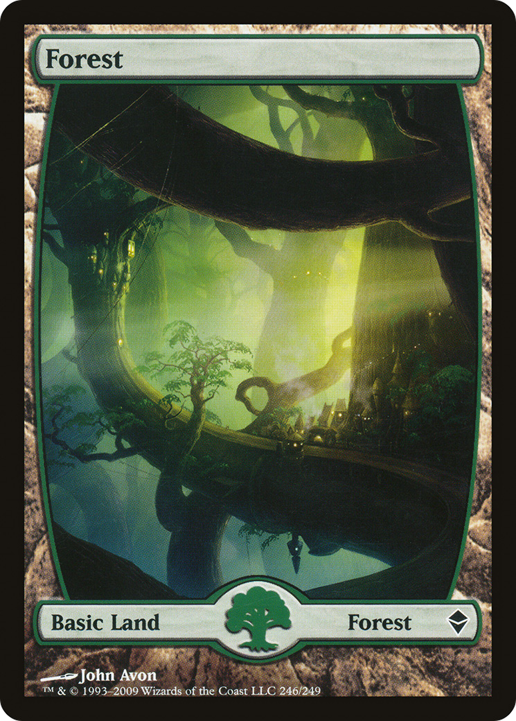 Forest (ZEN-246) - Zendikar Foil