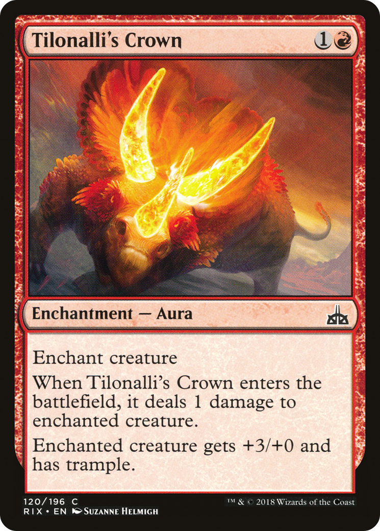 Tilonalli's Crown (RIX-120) - Rivals of Ixalan Foil