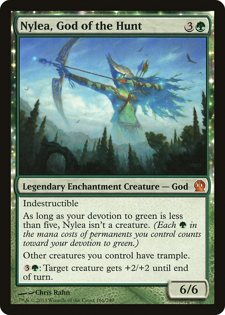 Nylea, God of the Hunt (THS-166) - Theros: (enchantment)