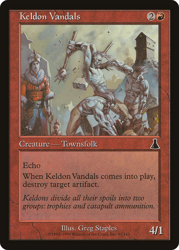 Keldon Vandals (UDS-091) - Urza's Destiny