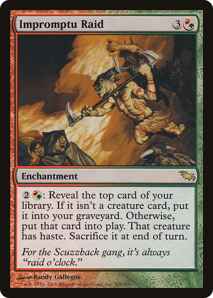 Impromptu Raid (SHM-209) - Shadowmoor