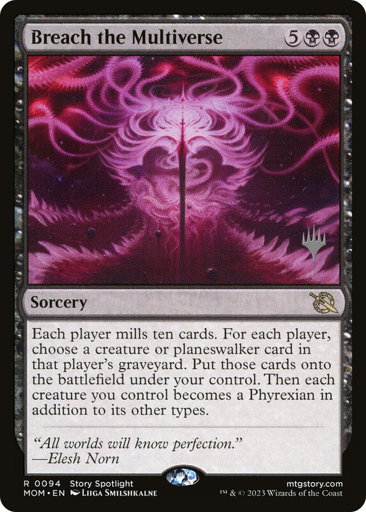 Breach the Multiverse (PPMOM-94P) - March of the Machine Promos Foil