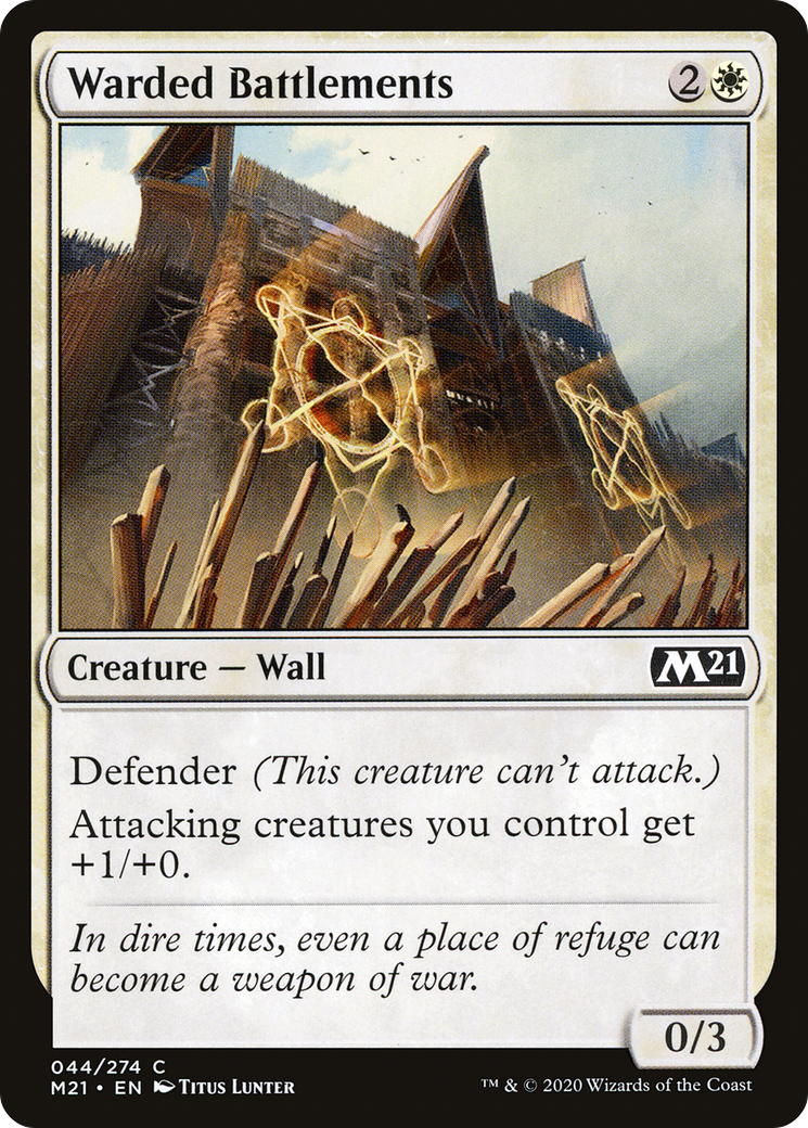 Warded Battlements (M21-044) - Core Set 2021
