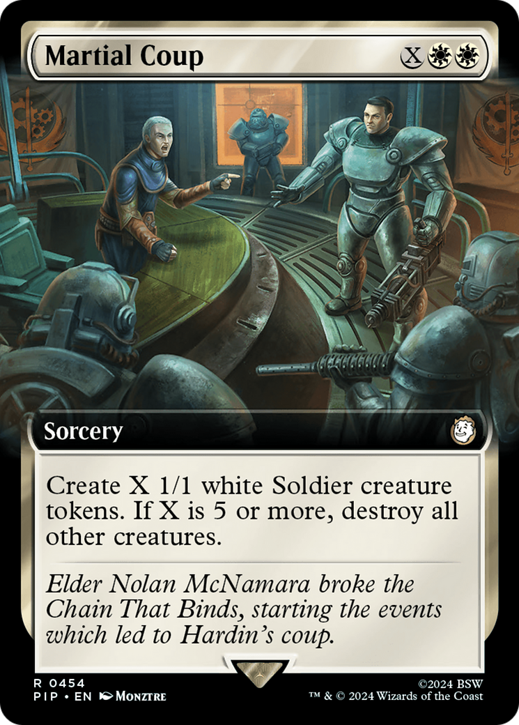 Martial Coup (PIP-454) - Fallout: (Extended Art) Foil