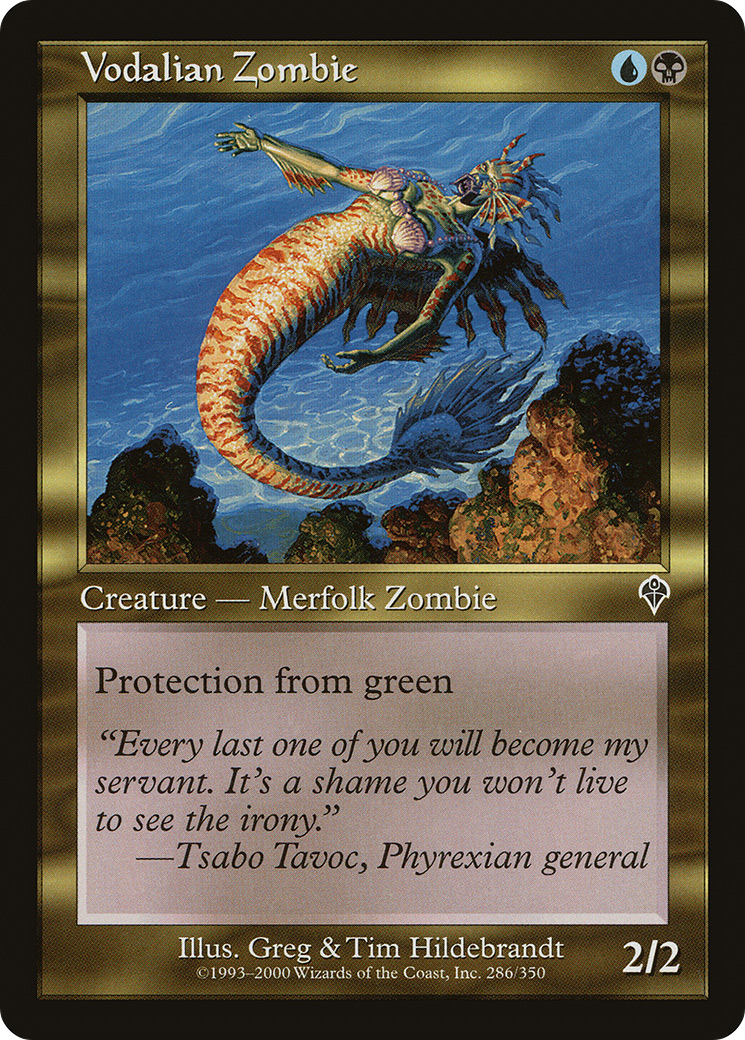 Vodalian Zombie (INV-286) - Invasion Foil