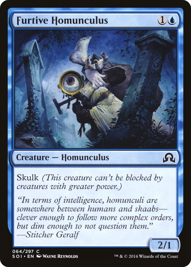 Furtive Homunculus (SOI-064) - Shadows over Innistrad Foil