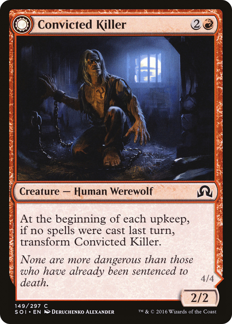 Convicted Killer // Branded Howler (SOI-149) - Shadows over Innistrad: (Double Faced Transform)