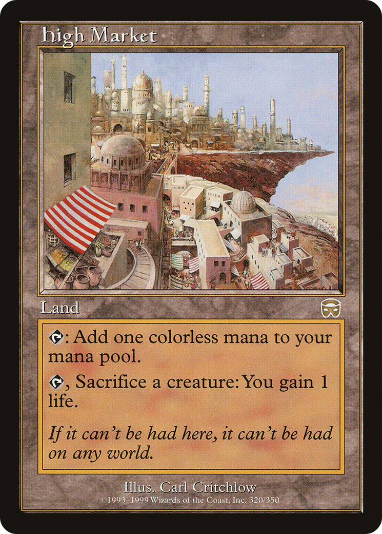 High Market (MMQ-320) - Mercadian Masques Foil