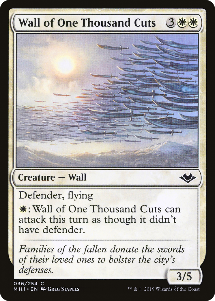 Wall of One Thousand Cuts (MH1-036) - Modern Horizons