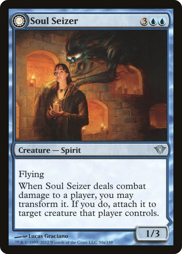 Soul Seizer // Ghastly Haunting (DKA-050) - Dark Ascension: (Double Faced Transform) Foil